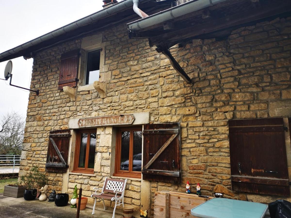Domaine De L'Esperance, Chambre Rose Bed and Breakfast Bersaillin Εξωτερικό φωτογραφία